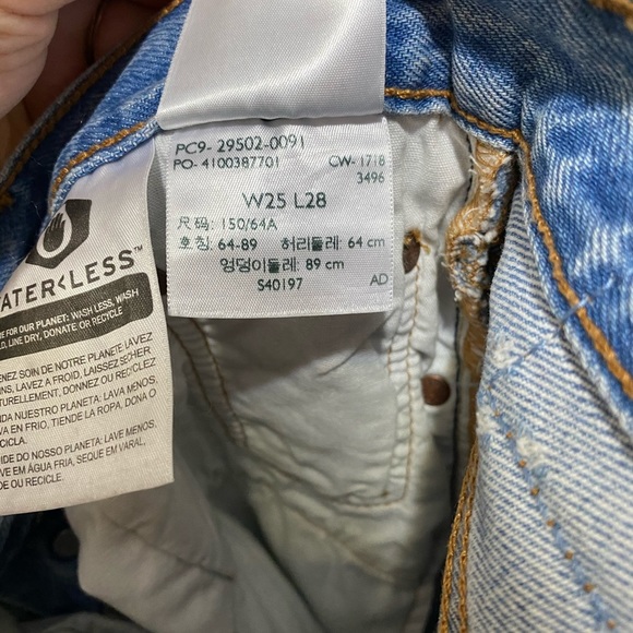 Levi’s 501 Skinny Jeans Snowflakes - Picture 8 of 8